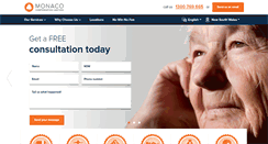 Desktop Screenshot of monacosolicitors.com.au